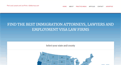 Desktop Screenshot of immigration.usattorneys.com