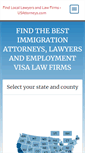 Mobile Screenshot of immigration.usattorneys.com